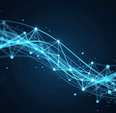 A friendly customer service representative wearing a headset, smiling warmly.