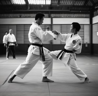 Elegant black and white portrait of maestro Luis Balcázar giving precise instructions.