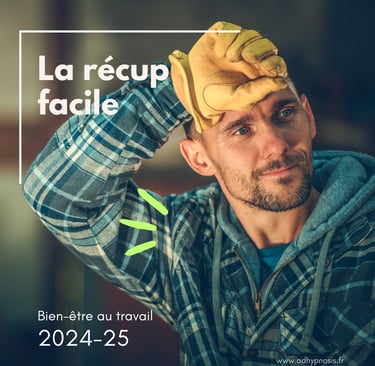 Hypnose, micro-sieste et récupération rapide en entreprise