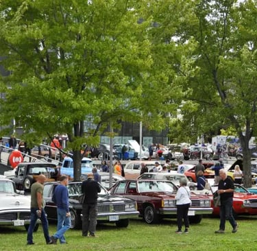 Week-end vintage de Québec, la foule