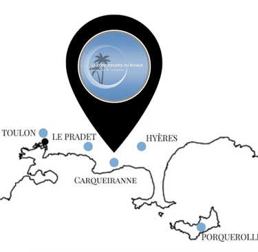 Notre zone d'intervention à Carqueiranne, Hyères, Presqu'île de Giens, Le Pradet