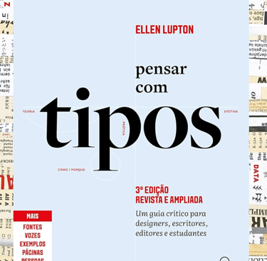 Capa do livro Pensar com Tipos, de Ellen Lupton