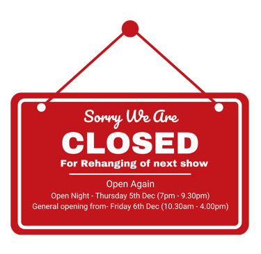 Engine Room Gallery Rehanging Notice