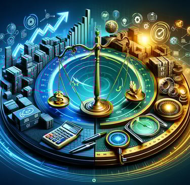 supply chain symbols in a circle
