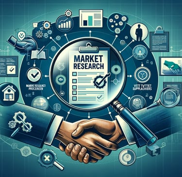 marketing symbols in a circle