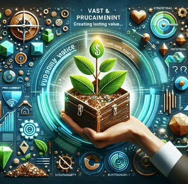 a person holding a small box with a plant growing out of it