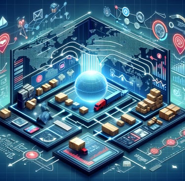 a blueprinted image of a futuristic interface