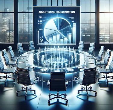 a conference room with a large table and chairs