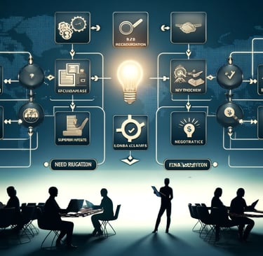 a business man standing in front of a business plan