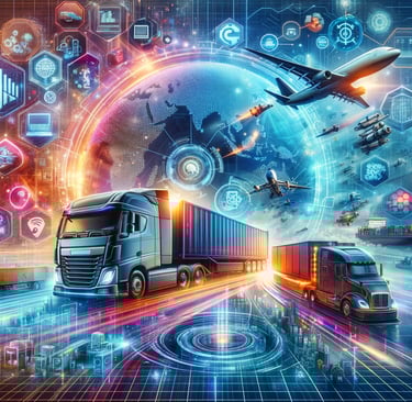 a truck with a large amount of cargo on it