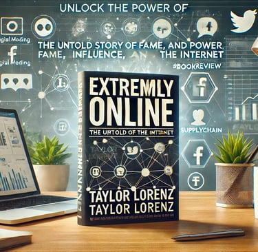 a book cover of extremely online marketing