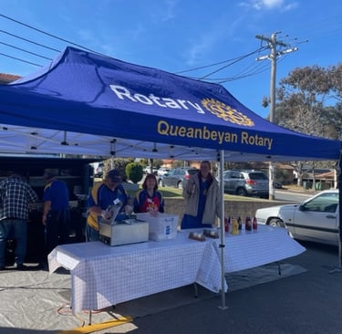 Community Service bbq for the Legacy Torch Relay in August 2023