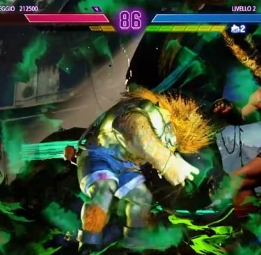 Marisa contro Blanka su Street Fighter 6