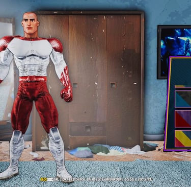 Creazione del personaggio a Superhero Simulator
