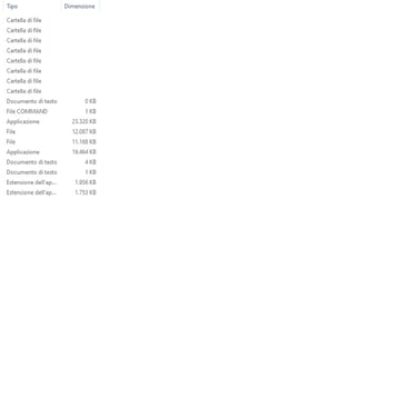 Immagine schermata interna con file di applicazione e dati Mugen