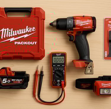 Milwaukee electrical tool set