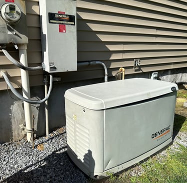 Generator install in Fairfax Virginia