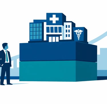 A graph illustrating the rising impact of quality metrics on home health and hospice EBITDA multiple