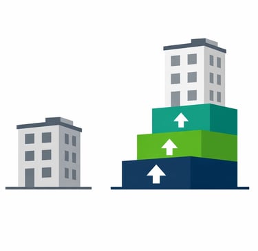 Detailed comparison table showing how two identical-revenue agencies can achieve vastly different va