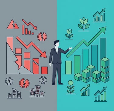 Home health agency financial dashboard displaying EBITDA margins broken down by payer type including