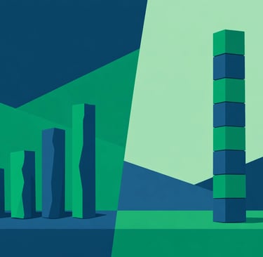 A professional bar chart comparing two agency valuations, showing how lower turnover leads to a sign