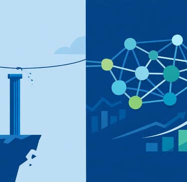 Side-by-side comparison chart showing "high-volume, low-loyalty" referral sources versus "strategic,