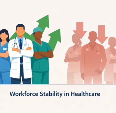 Professional graph illustrating the EBITDA multiple range for home health and hospice agencies, from