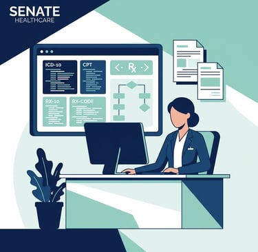 Senate Healthcare blog header featuring hospice compliance audit preparation guide for agency owners