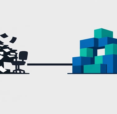  A professional bar chart comparing the valuation of two hospice agencies, showing how a "clean" age