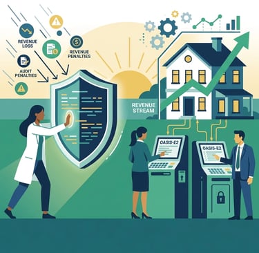 Hero image showing a digital tablet with healthcare data and a stethoscope, representing the transit