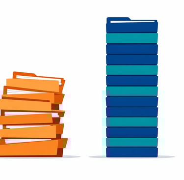 A simple comparison table between two agencies showing how lower risk leads to a higher sale price.