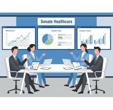 Home health nurse using advanced monitoring equipment during patient visit