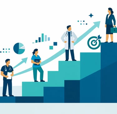 Experienced home health nurse providing patient care in residential setting, symbolizing the institu