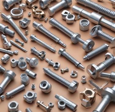 A detailed close-up of a CNC machine that is milling or drilling into a piece of metal on a workbench. The focus is on the cutting tool and the metal piece, showing precision and industrial craftsmanship.