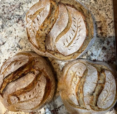Fresh Artisan sour dough bread