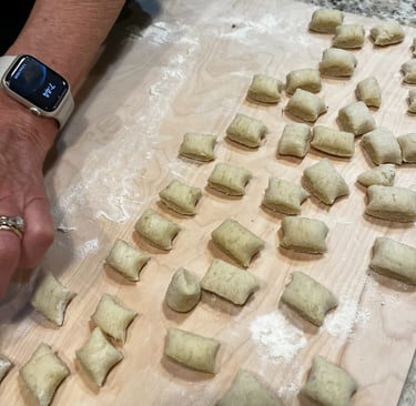 gnocchi before being formed