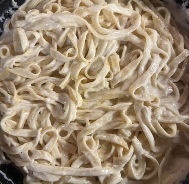 Creamy fettucine
