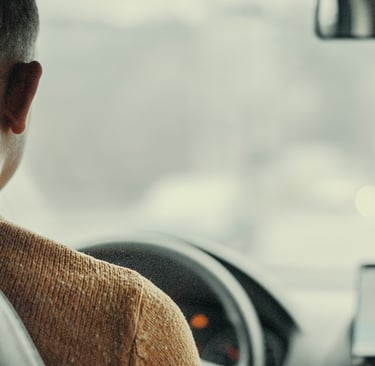 car rider driving