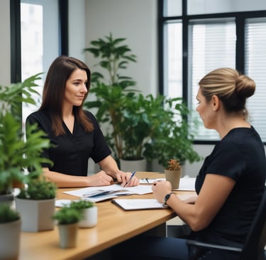A welcoming office space for consultations.