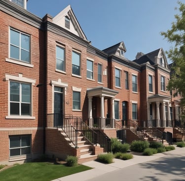 A charming cottage surrounded by greenery.