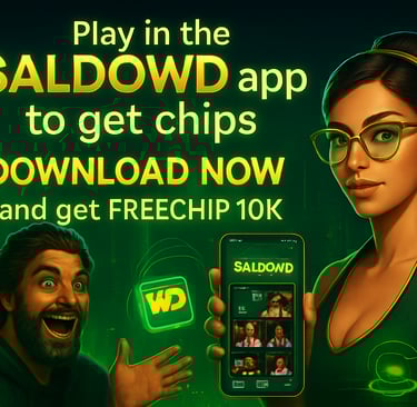 Promosi aplikasi game SALDOWD: Download sekarang dan dapatkan FREECHIP 10K!