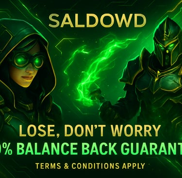 Promo Jaminan Saldo Kembali 100% dari SALDOWD. Jangan khawatir kalah