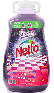 netto sol et surfaces lavande