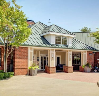 Front entry- Homewood Suites Hotel.