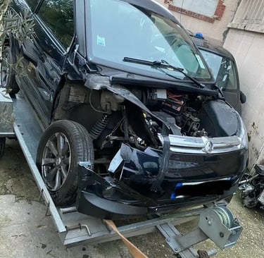 Rachat voiture sans permis accidentée avec enlèvement à domicile