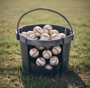 A close-up of a basketball being dribbled on an outdoor court during coaching.