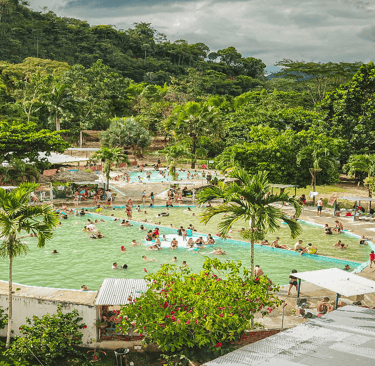 Diversión, piscina, rio