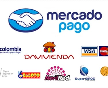 a group of logos for mercado para a mercado