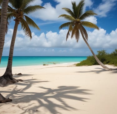Close-up of a cozy hoodie featuring colorful Antigua island pride artwork.