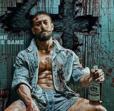 Tiger shroff first look of Baaghi 4 